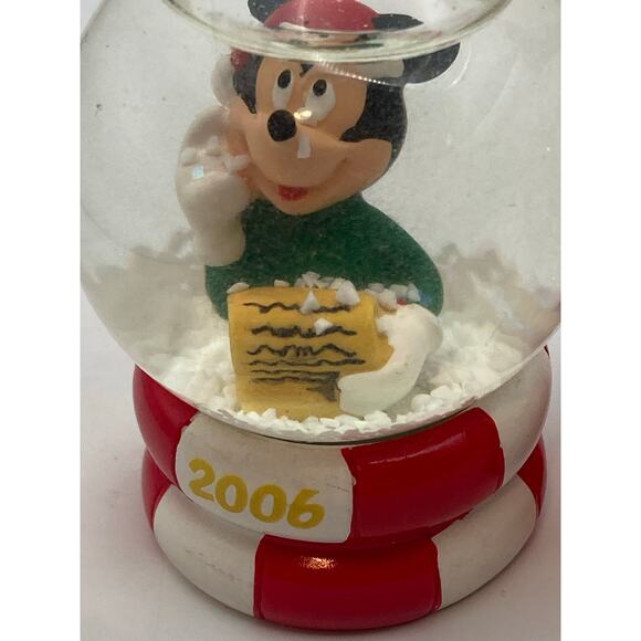 Disney Mickey Mouse Snow Globes (3) 2006 2007 2008 - 2 1/4" Tall - Picture 8 of 11